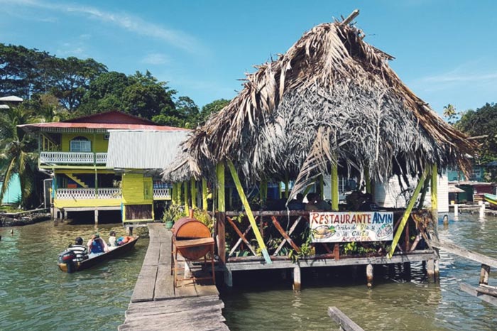 Alvin and Kechas restaurant in Old Bank serves some of the best local food in Bocas del Toro
