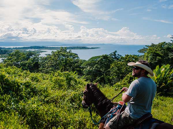 Horseback riding on Isla San Cristobal is a great thing to do in Bocas del Toro.