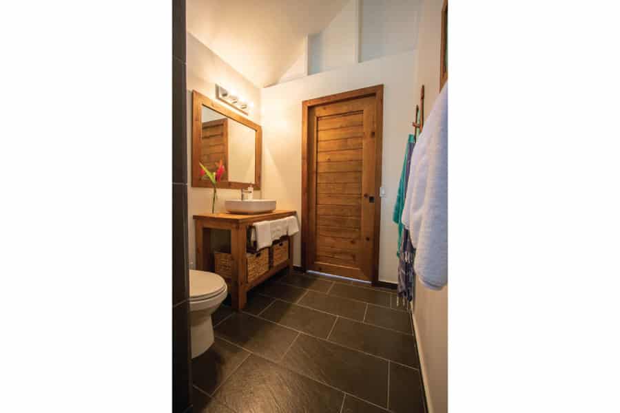 bathroom interior of the bungalows