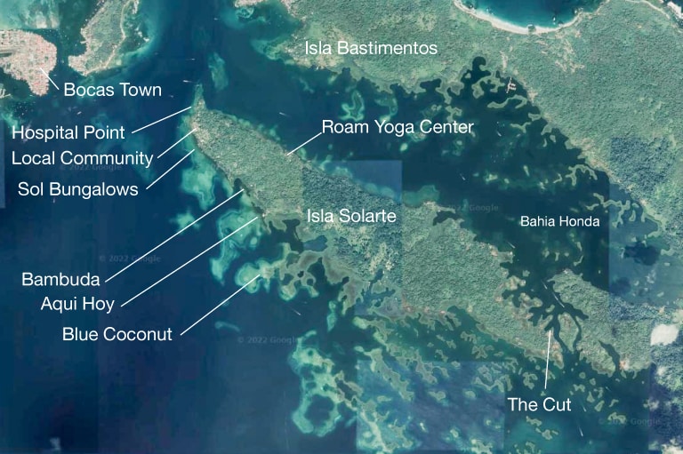 map of isla solarte