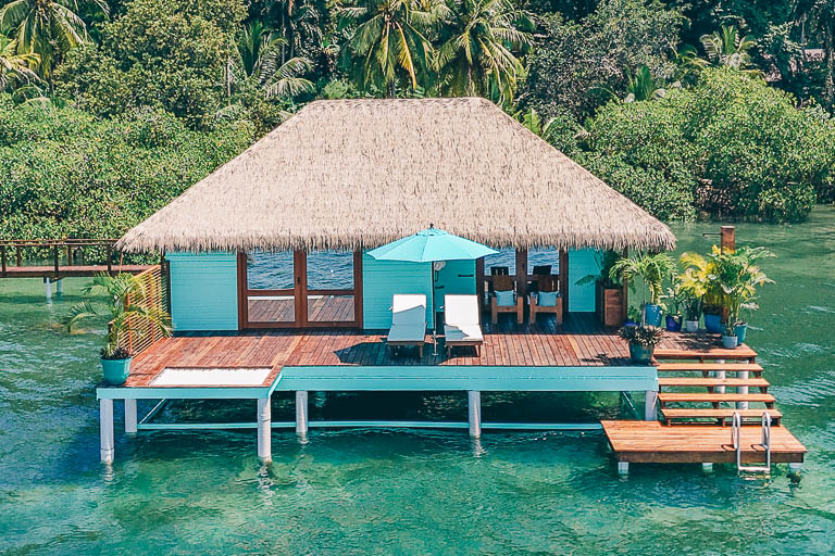 sol bungalows on isla solarte