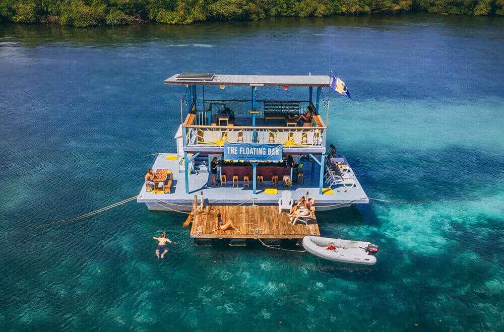 The floating bar