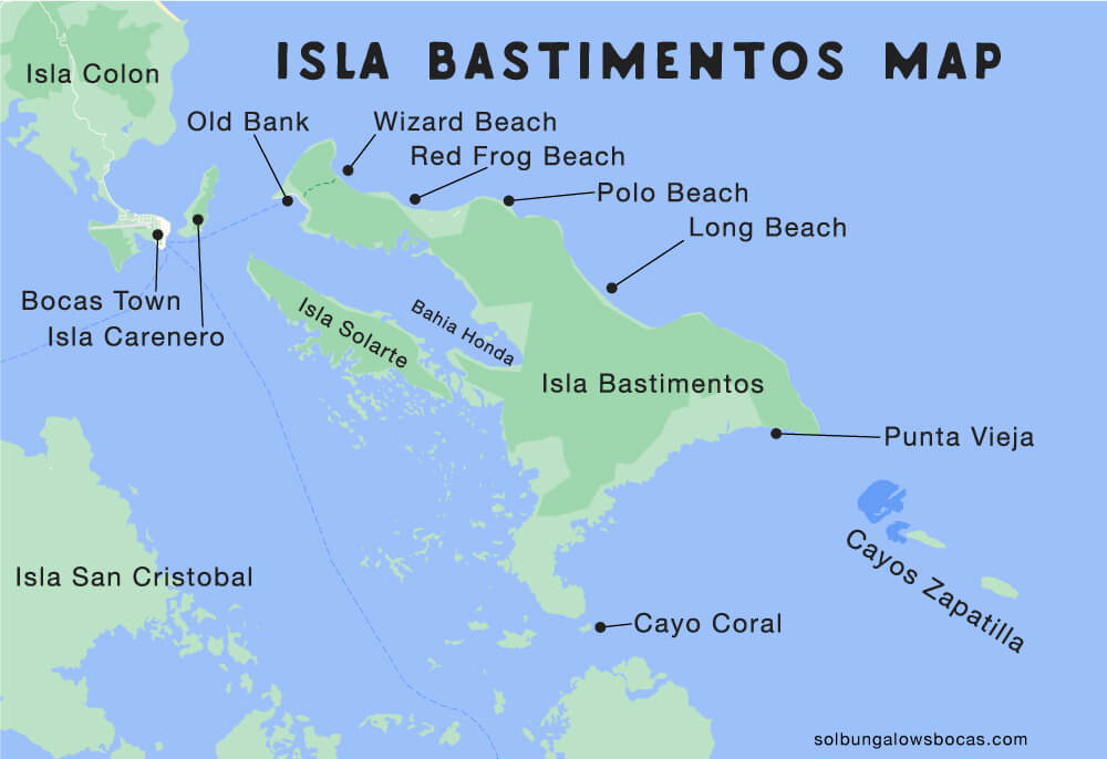 map of isla bastimentos