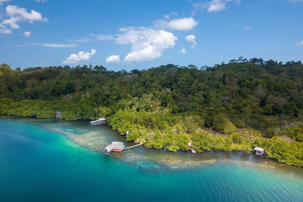 The Coco Vivo overwater lodge in Bocas del Toro.