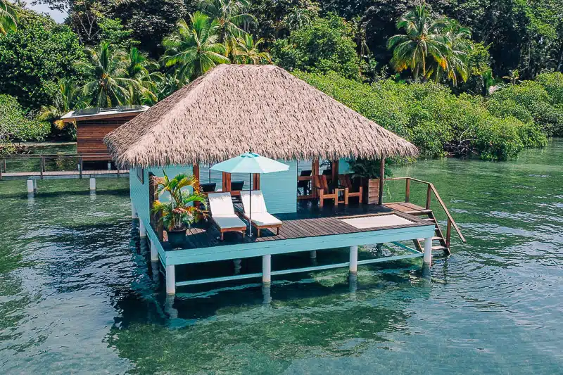 Sol bungalows is the top rated affordable overwater bungalow in panama.