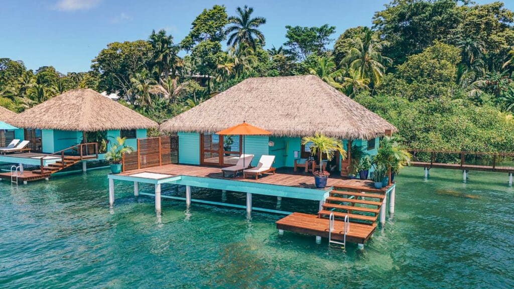 The Mango Bungalow is one of the best affordable overwater bungalows in the Caribean.