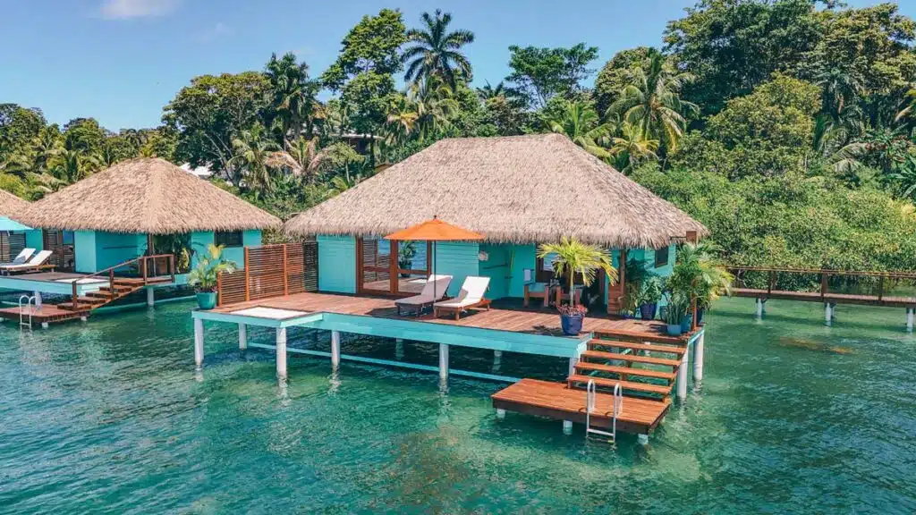 The Mango Bungalow is one of the best affordable overwater bungalows in the Caribean.