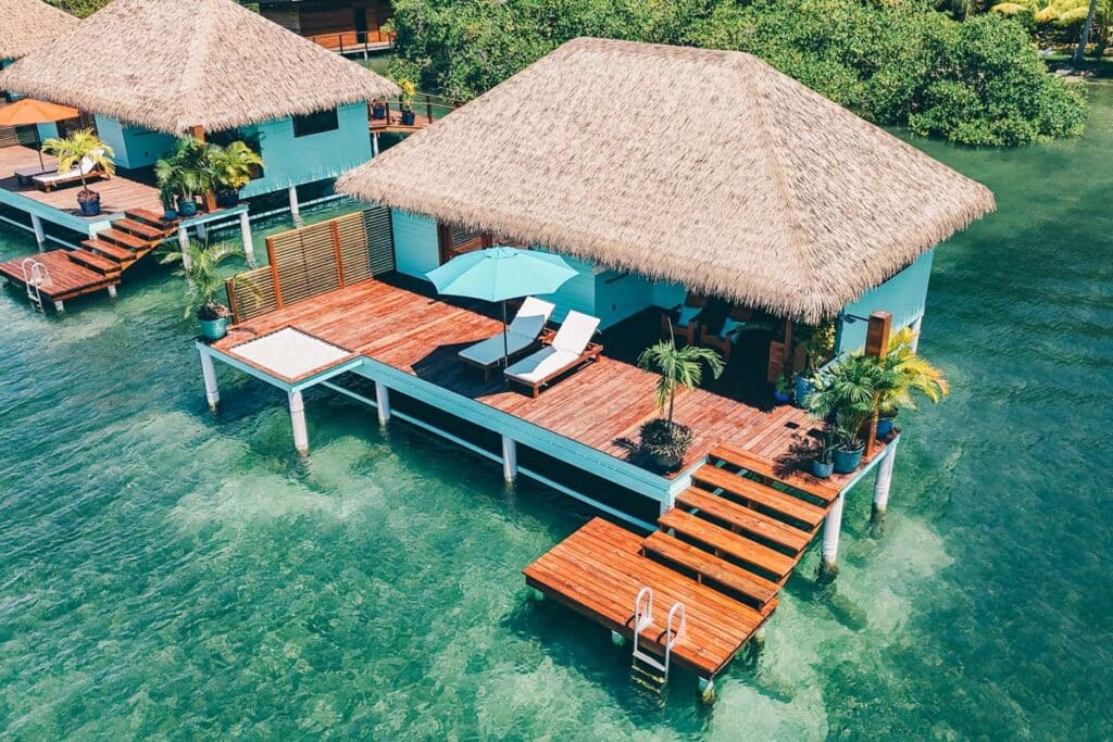 The best affordable overwater bungalows in Bocas del Toro are found on Isla Solarte by Sol Bungalows.