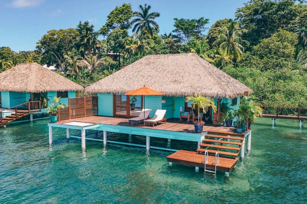 The new Sol Bungalows overwater bungalows are stunning, leaving no detail behind.